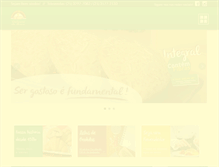Tablet Screenshot of deliciasdoforno.com.br